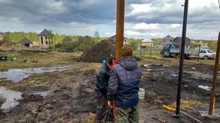 Заказать монтаж винтовых свай в Шадринск - цена под ключ с доставкой от 1898 шт